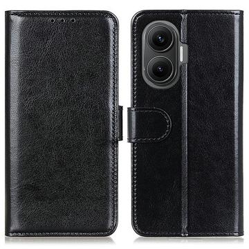 Xiaomi Redmi Turbo 4 Pro Wallet Case with Stand - Black