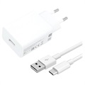 Xiaomi USB nabíječka a USB-C kabel MDY-11-EP-3A, 22,5W-bílá