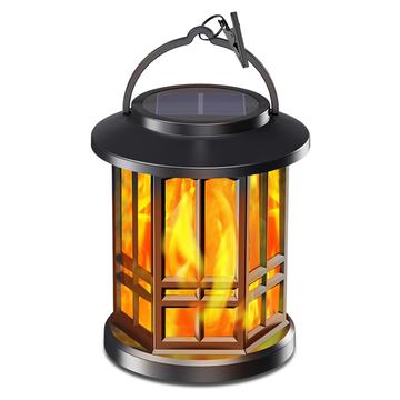 YY-91008C Flickering Flame Solar Hanging Lantern with IP65 Protection
