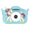 YYTech Unicorn Kids Camera with 32GB Memory Card & Card Reader - Blue