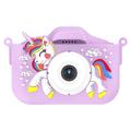YYTech Unicorn Kids Camera with 32GB Memory Card & Card Reader - Purple