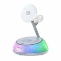 Yesido DS31 3-in-1 Magnetic Wireless Charging Station 15W with Night Light