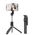 Z8 Bluetooth Selfie Stick Tripod with Detachable Remote Control - Black