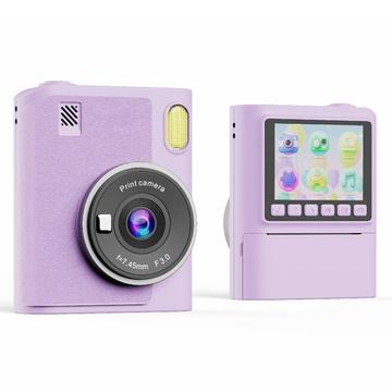 Z900 Kids Instant Print Camera with Creative Filters, 32GB Memory Card - Purple