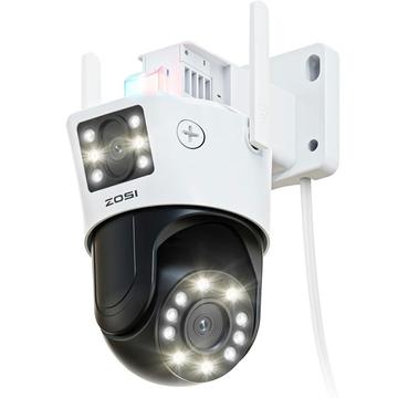 ZOSI C298Pro 8MP Dual-Lens PTZ Camera with AI Tracking and Colour Night Vision
