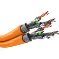 Goobay Duplexní Síťový Kabel S/FTP CAT 7A - 100m - Oranžová