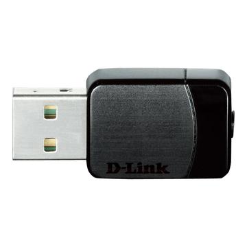 D-Link DWA-171 AC600 MU-MIMO Wi-Fi USB Adaptér - Černý