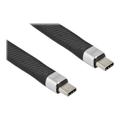 DeLOCK USB 3.2 Gen 2 USB Type-C kabel 13cm - černý