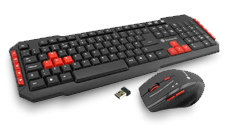 Počítačová myš a klávesnice
