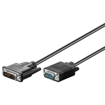 DVI-I/VGA Full HD-kabel, přez