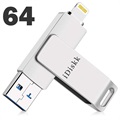Idiskk OTG Flash Drive - USB typu -A/Lightning