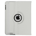 Rotační kožená pouzdro - iPad 2, iPad 3, iPad 4 - bílá