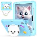 iPad Air 11 2024/2025 Cute Cat Hybrid Case with Kickstand