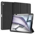 iPad Air 13 2024/2025 Dux Ducis Domo Tri-Fold Pouzdro Smart Folio - Černé