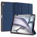 iPad Air 13 2024/2025 Dux Ducis Domo Tri-Fold Pouzdro Smart Folio - Modrý