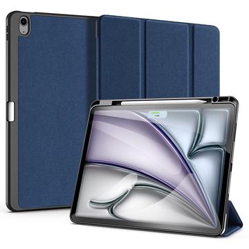 iPad Air 13 2024/2025 Dux Ducis Domo Tri-Fold Pouzdro Smart Folio - Modrý