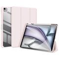 iPad Air 13 (2024) Dux Ducis Toby Tri-Fold Pouzdro Smart Folio - Světle růžová