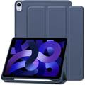 iPad Air 11 2024/2025/Air 2020/2022 Tech-Protect SmartCase Pen Tri-Fold Folio Case - Dark Blue