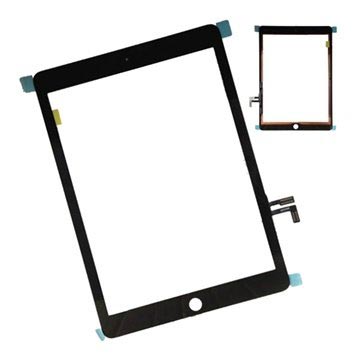 iPad Air, iPad 9.7 Displej sklo a dotyková obrazovka - černá