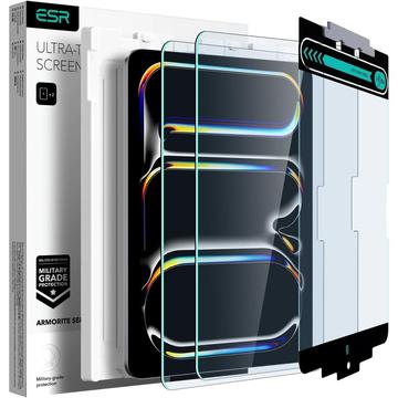 iPad Pro 11 2024/2025 ESR Armorite Tempered Glass Screen Protector - 9H, 0.3mm - 2 Pcs.
