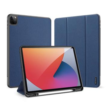 iPad Pro 12.9 2020/2021/2022 Dux Ducis Domo Tri-Fold Pouzdro Smart Folio - Modrý