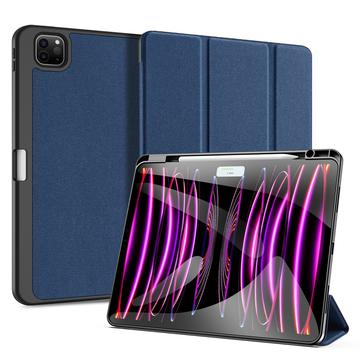 iPad Pro 13 2024/2025 Dux Ducis Domo Tri-Fold Pouzdro Smart Folio - Modrý