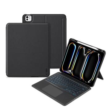 iPad Pro 13 2024/2025 Tech-Protect SmartCase Mag Pen Bluetooth Keyboard Case - Black