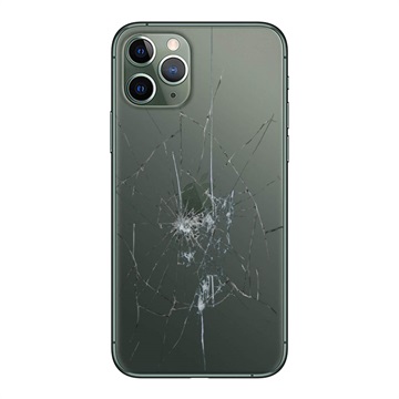 Oprava zadního krytu pro iPhone 11 - pouze sklo - zelená