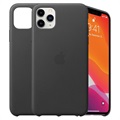 iPhone 11 Pro Max Apple Leather Case MX0E2ZM/A - Černá
