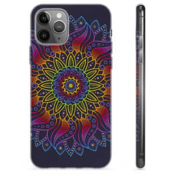 Pouzdro TPU iPhone 11 Pro Max - Barevná mandala
