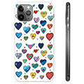Pouzdro TPU iPhone 11 Pro Max - Hearts