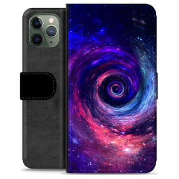 Prémiové peněženkové pouzdro iPhone 11 Pro - Galaxie