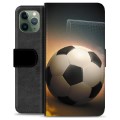 Prémiové peněženkové pouzdro iPhone 11 Pro - Fotbal