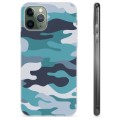 Pouzdro TPU iPhone 11 Pro - Blue Camouflage
