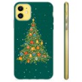 Pouzdro TPU iPhone 11 - Vánoční strom