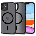 Pouzdro iPhone 11 Tech-Protect Magmat – kompatibilní s MagSafe – Průhledná černá