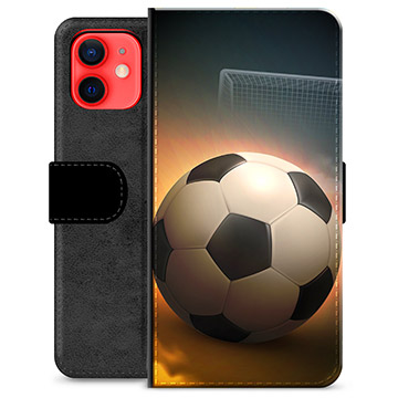 Prémiové peněženkové pouzdro iPhone 12 mini - Fotbal