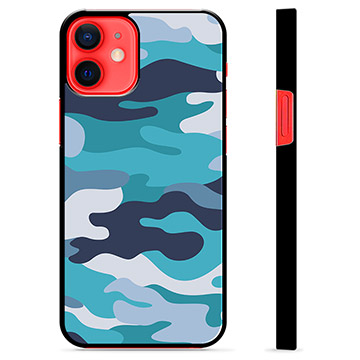 Ochranný kryt iPhone 12 mini - Blue Camouflage
