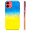iPhone 12 mini TPU pouzdro Ukrajinská vlajka - Dvoubarevná