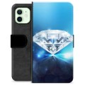 Prémiové peněženkové pouzdro iPhone 12 - Diamant