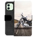 Prémiové peněženkové pouzdro iPhone 12 - Motorka