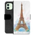 Prémiové peněženkové pouzdro iPhone 12 - Paříž
