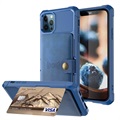 Pouzdro iPhone 12 Pro Max TPU s držitelem karty - modrá