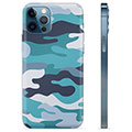 Pouzdro TPU iPhone 12 Pro - Blue Camouflage