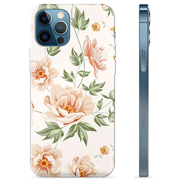 Pouzdro TPU iPhone 12 Pro - Květinový