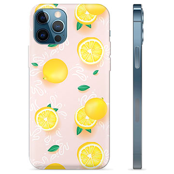 Pouzdro TPU iPhone 12 Pro - Citronový vzor