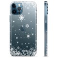 Pouzdro TPU iPhone 12 Pro - Sněhové vločky