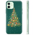Pouzdro TPU iPhone 12 - Vánoční strom