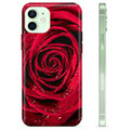 Pouzdro TPU iPhone 12 - Růže