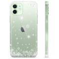 Pouzdro TPU iPhone 12 - Sněhové vločky
